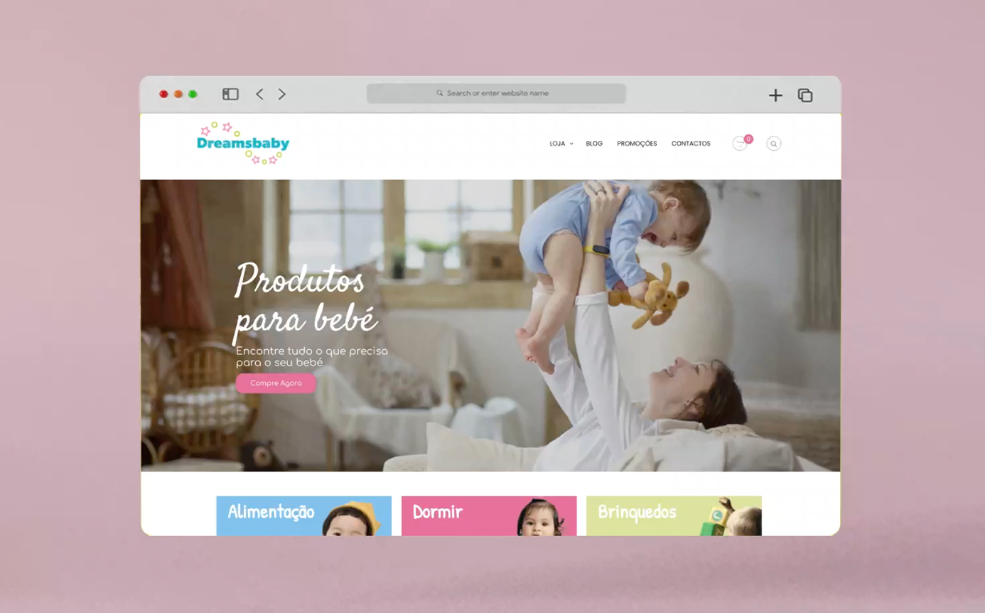 Dreams Baby Website | Web Design | Beavers Agency